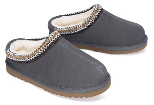 Kids' Faux Fur Slip-On Clog Slippers
