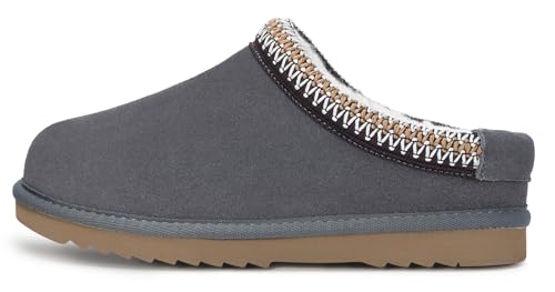 Kids' Faux Fur Slip-On Clog Slippers