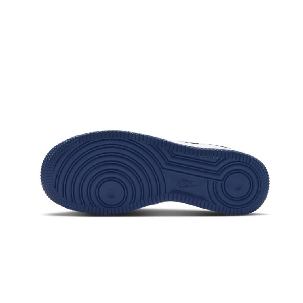 Nike Air Force 1 Big Kids' Shoes (White/Football Grey/Midnight Navy)