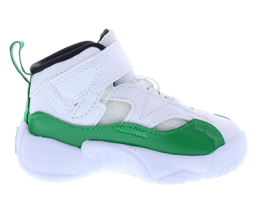 Infant Toddler Basketball Shoes: Jumpman Two Trey (White/Green) by JORDAN