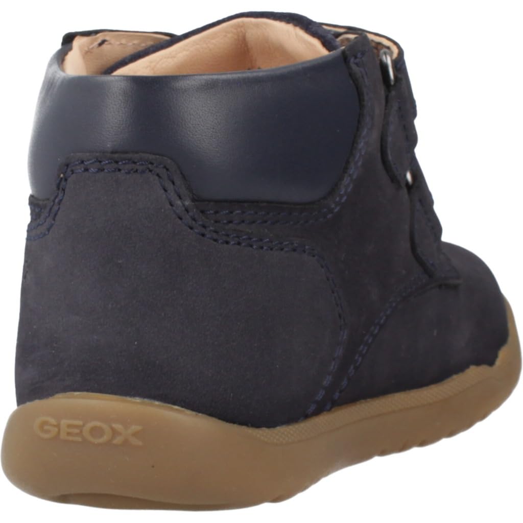 Geox B Macchia Boy, First Walker Shoe Baby-Kids, navy, 7 US