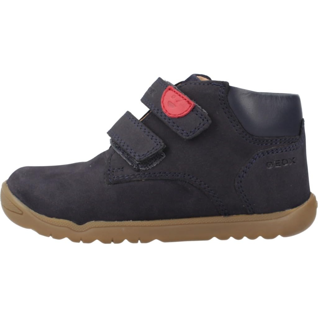 Geox B Macchia Boy, First Walker Shoe Baby-Kids, navy, 7 US