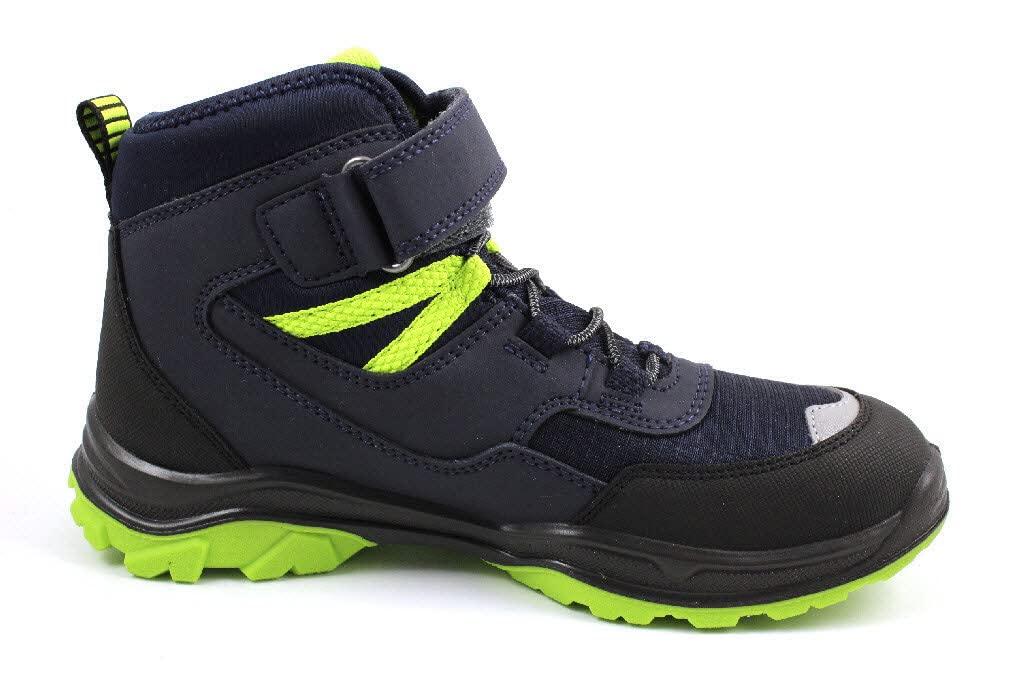 Superfit Boy's Low-Top Sneakers Trainer, Blue Green 8000, 1 UK Wide