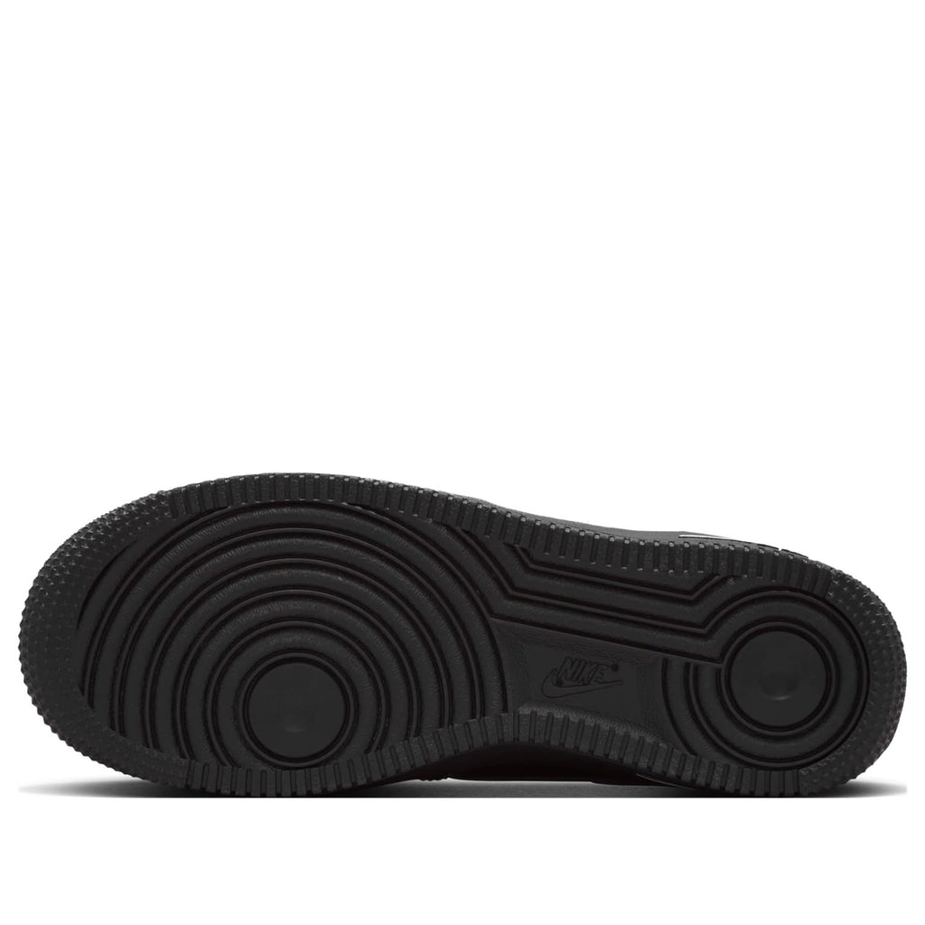 Air Force 1 LV8 Grade School Lifestyle Shoes (Black/Black/Black/Wolf Gray)