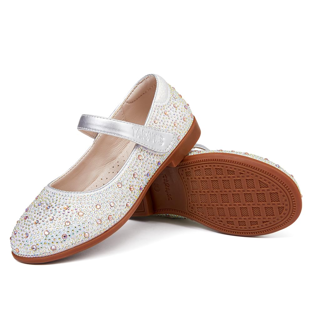 Toddler Girls' Rhinestone Mary Jane Flats