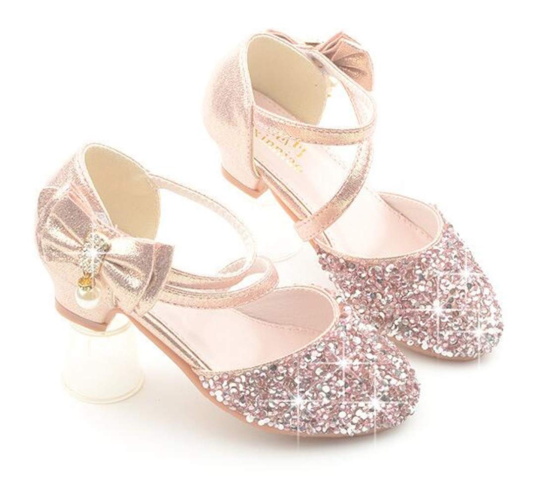 Girls' Glitter Mary Jane Dress Shoes – Pink