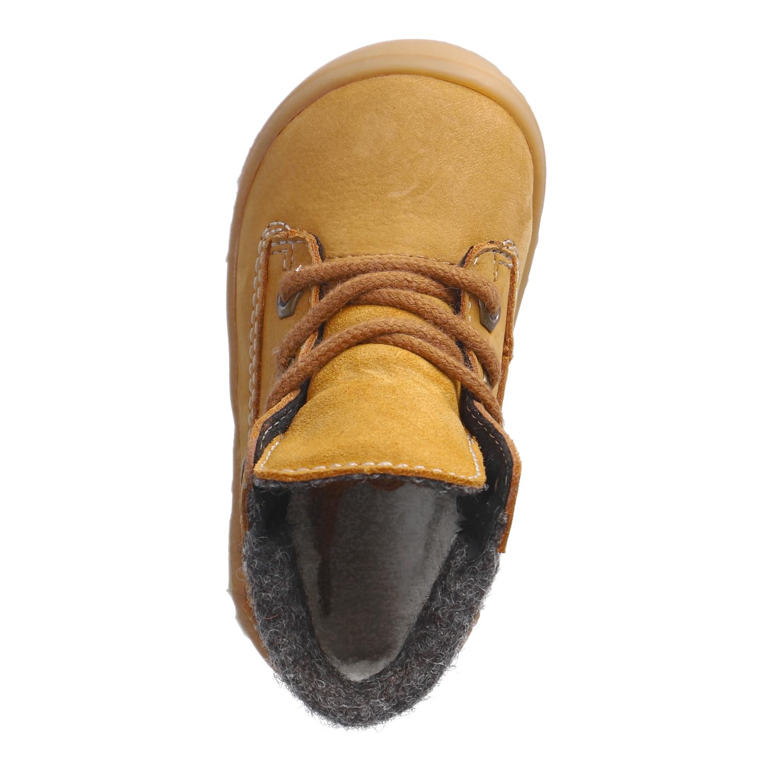 Girls' CareTEX Wide Fit Boots – Mustard Yellow