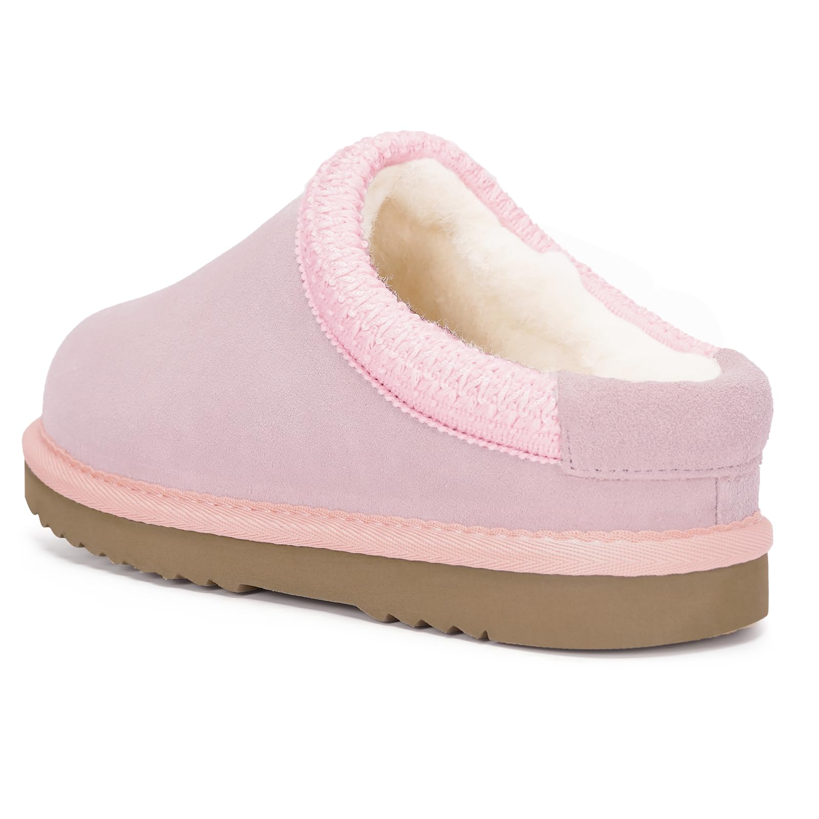 Kids' Faux Fur Clog Slippers