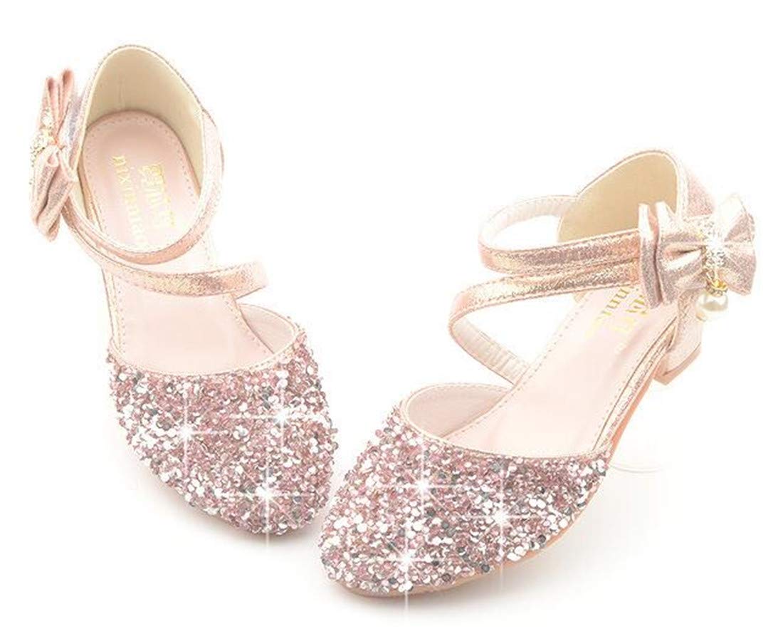 Girls' Glitter Mary Jane Dress Shoes – Pink