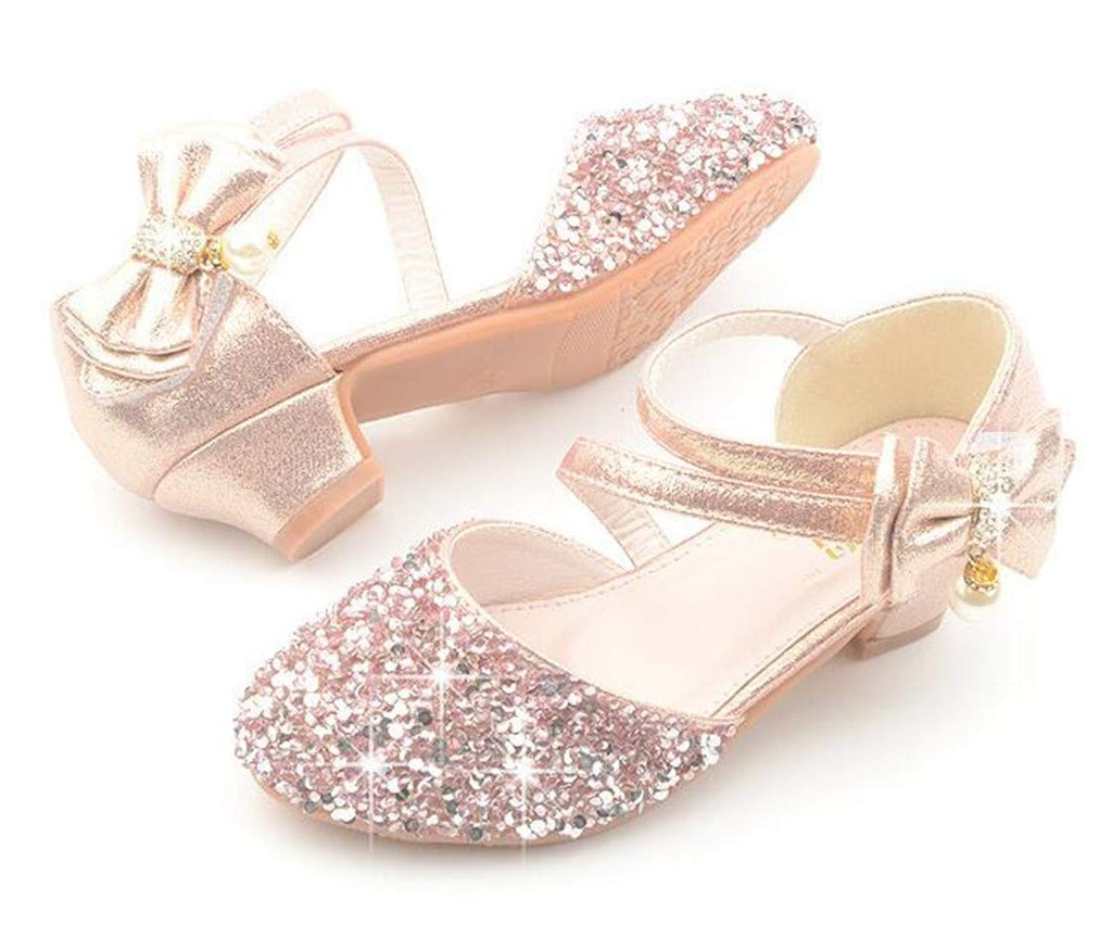 Girls' Glitter Mary Jane Dress Shoes – Pink