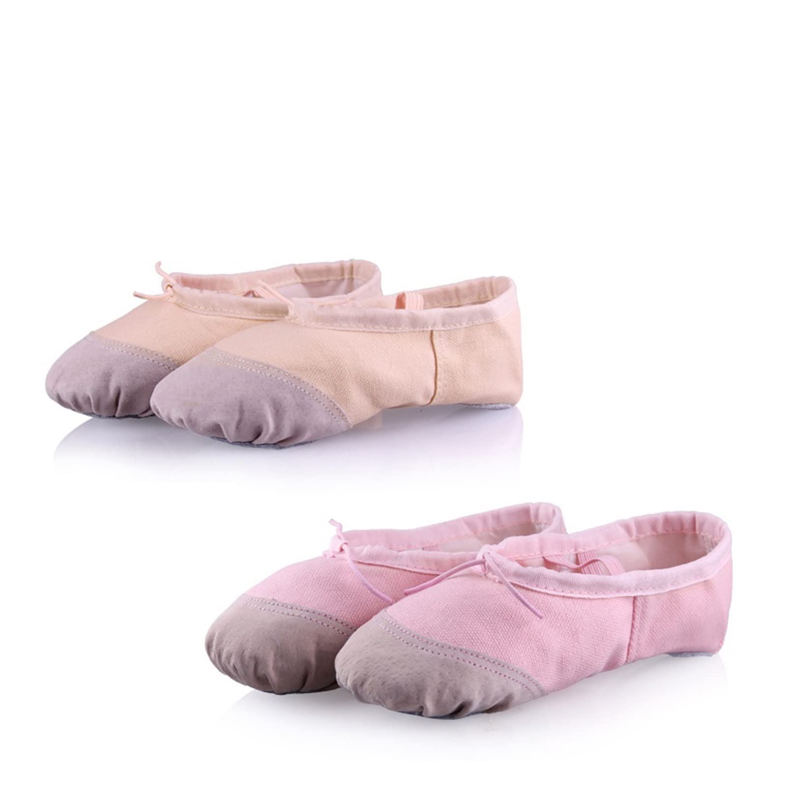 Girls' Canvas Ballet Dance Slippers