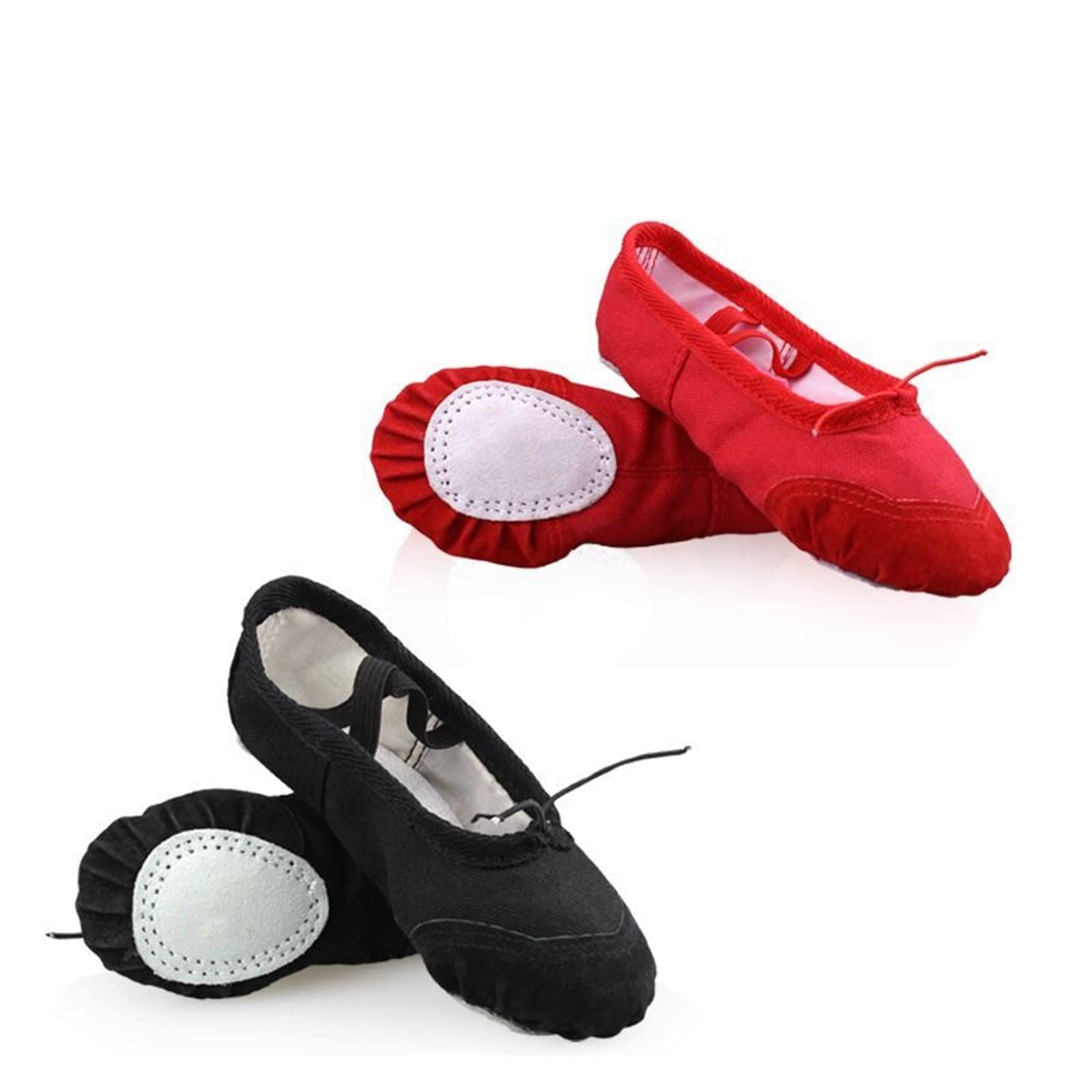 Girls' Canvas Ballet Dance Slippers