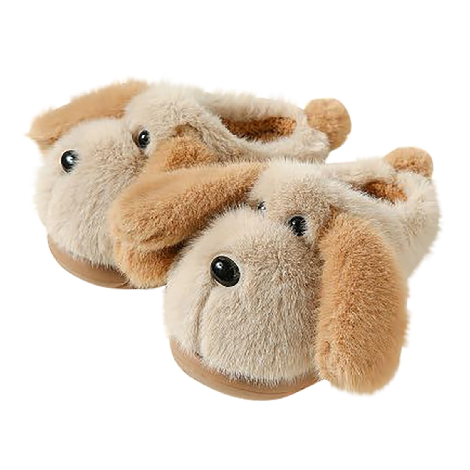 Kids' Dog Plush House Slippers