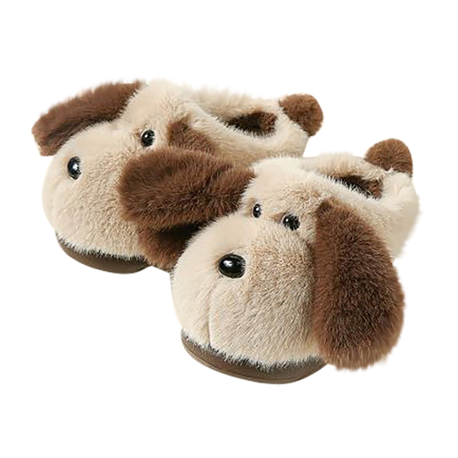 Kids' Dog Plush House Slippers