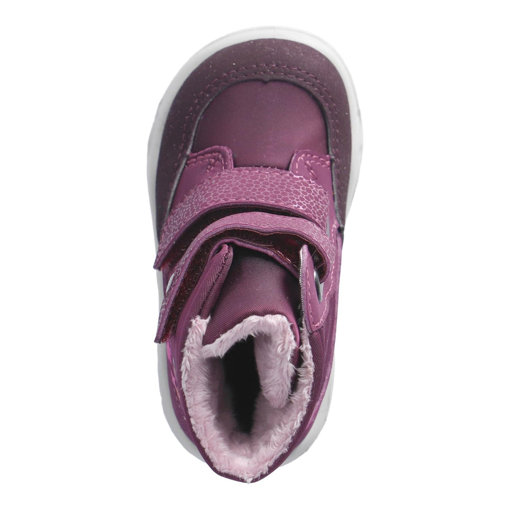 Girls' Winter Learn to Walk Boots – Vegan Sympatex Merlot