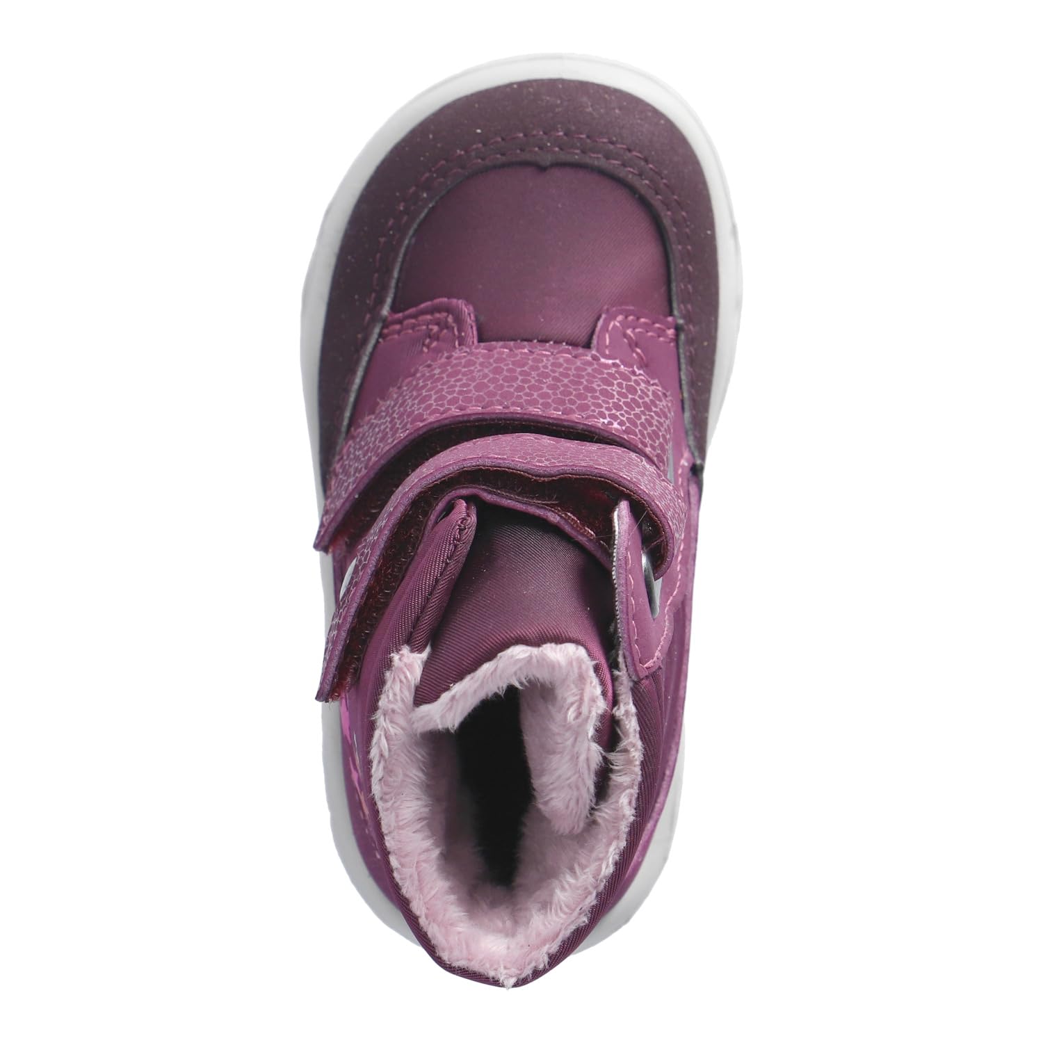 Girls' Winter Learn to Walk Boots – Vegan Sympatex Merlot