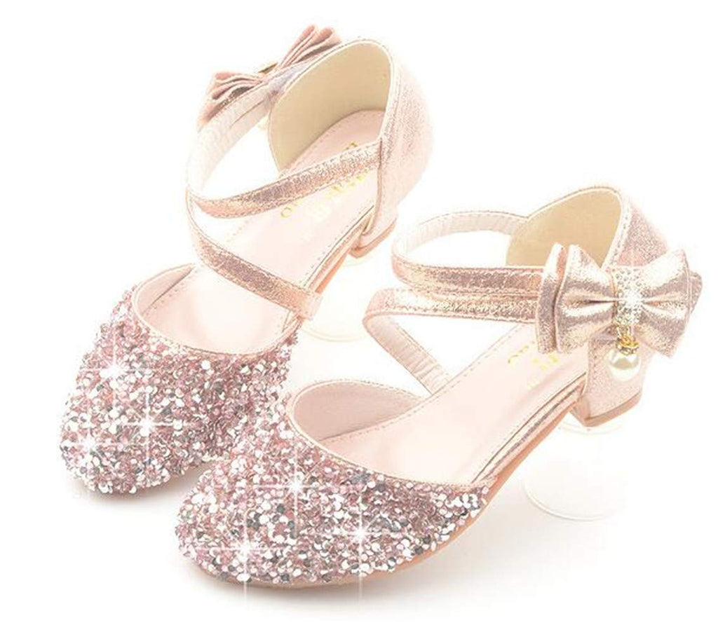 Girls' Glitter Mary Jane Dress Shoes – Pink
