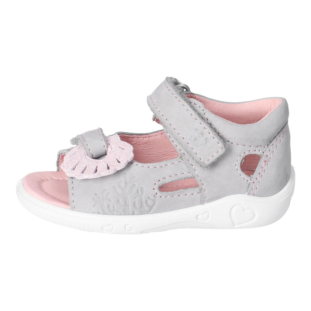 RICOSTA Sylvie Girls' Strappy Sandals, Frost Blush 440, 21 EU Estrecho