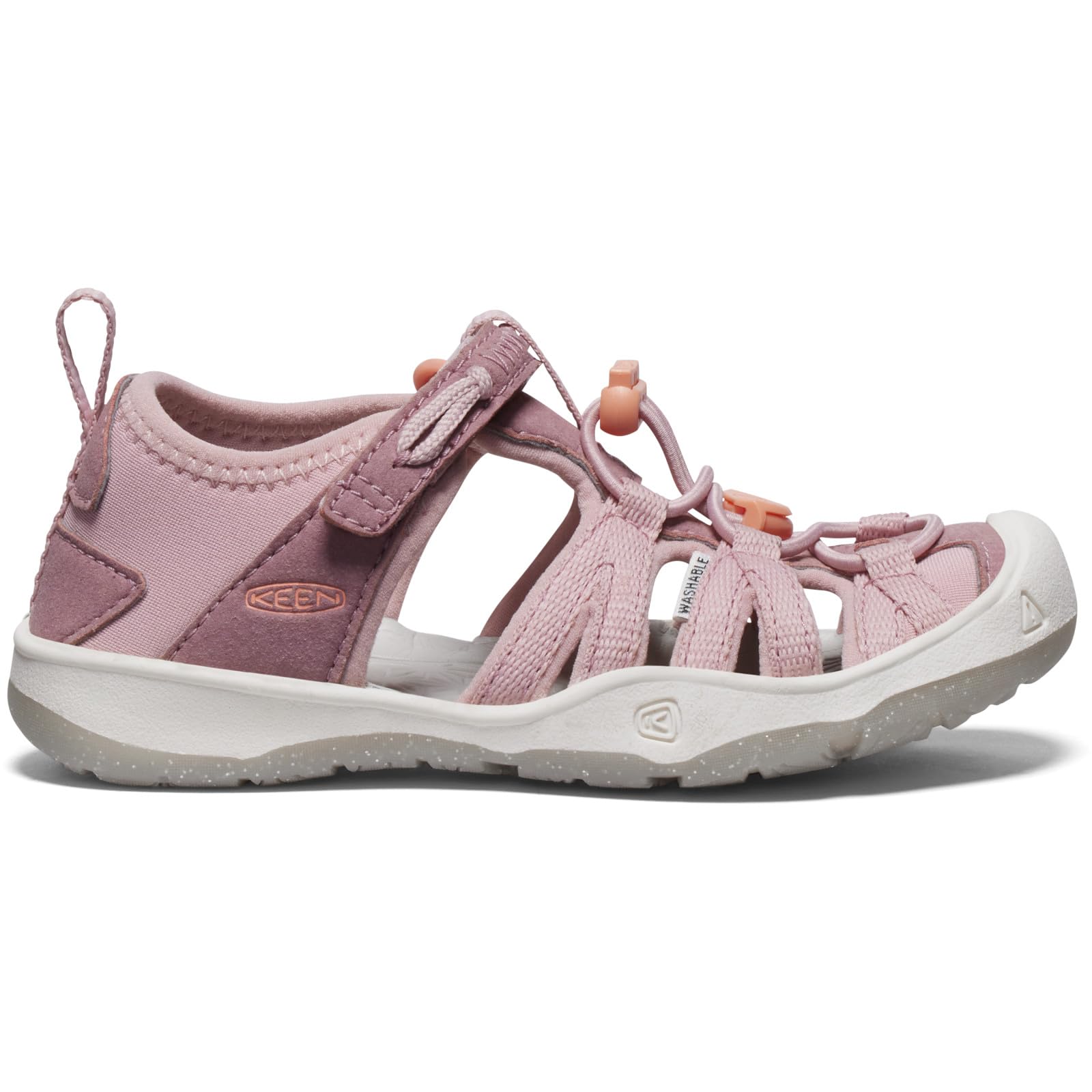 Kids' Closed-Toe Casual Sandals – Nostalgia Rose Papaya Punch