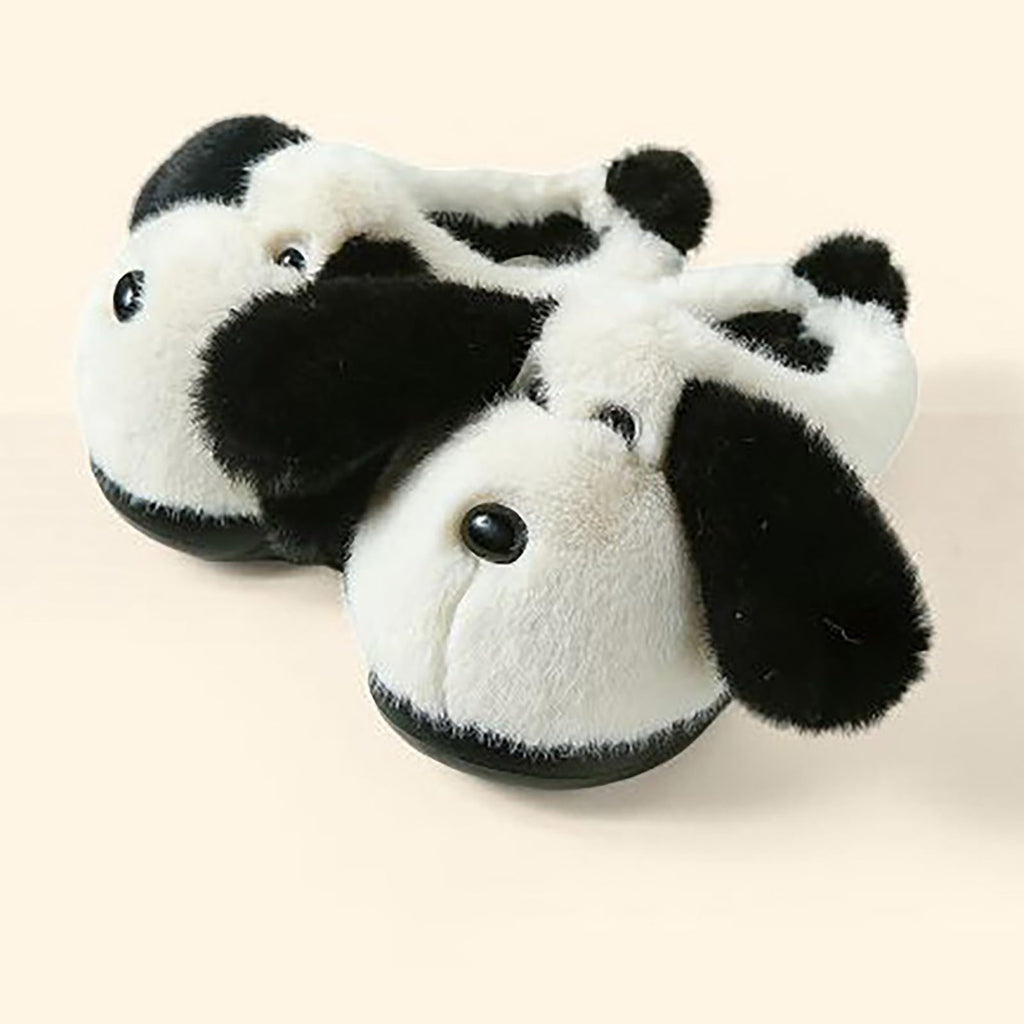 Kids' Dog Plush House Slippers