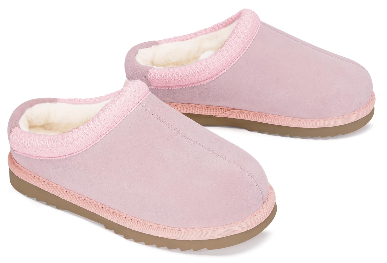 Kids' Faux Fur Clog Slippers