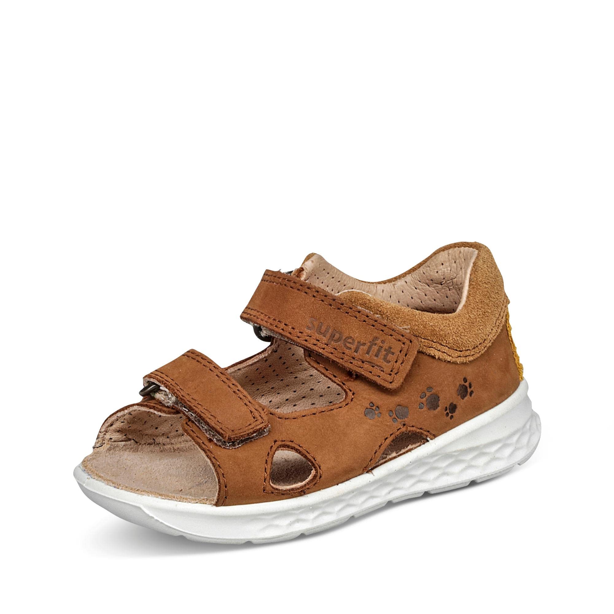 Superfit Boys Lagoon Sandal, Brown Yellow 3000, 21 EU