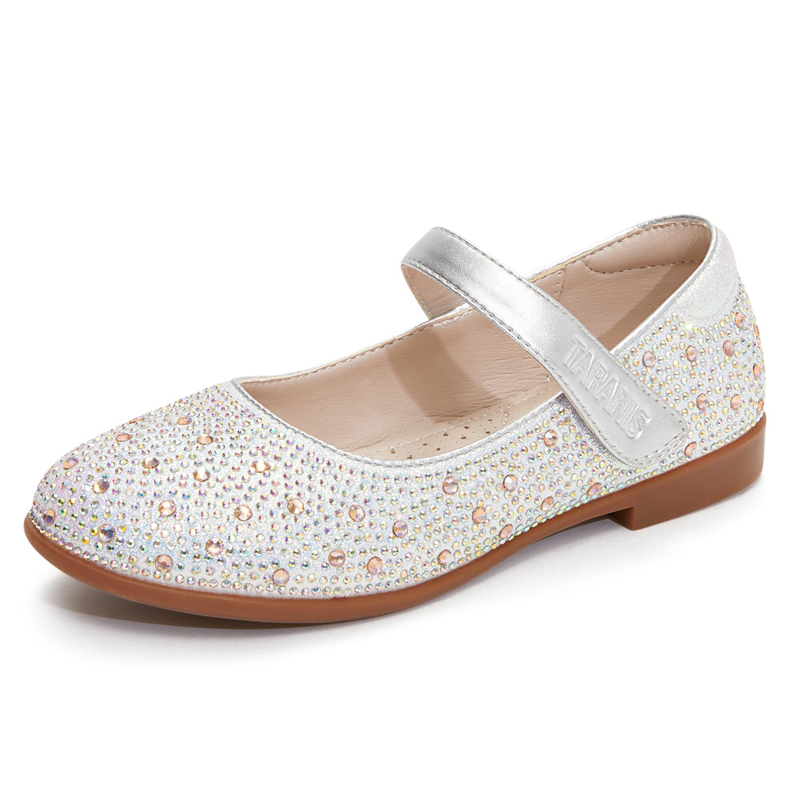 Toddler Girls' Rhinestone Mary Jane Flats
