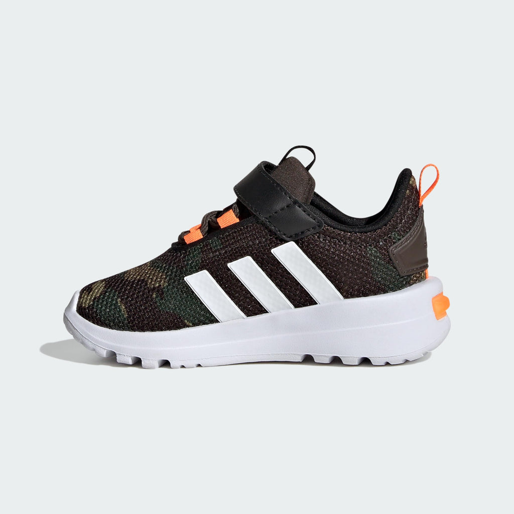 Kids' Racer Running Shoes – Shadow Olive Cloud White Orange