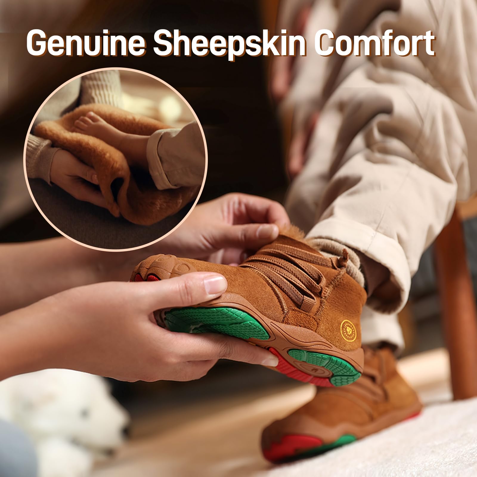 Toddler Wide-Toe Winter Snow Boots