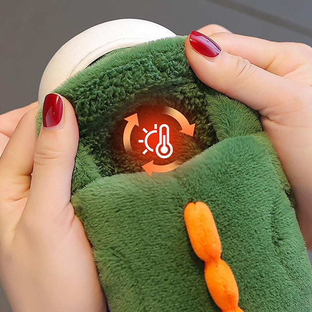 Kids' Dinosaur Plush House Slippers