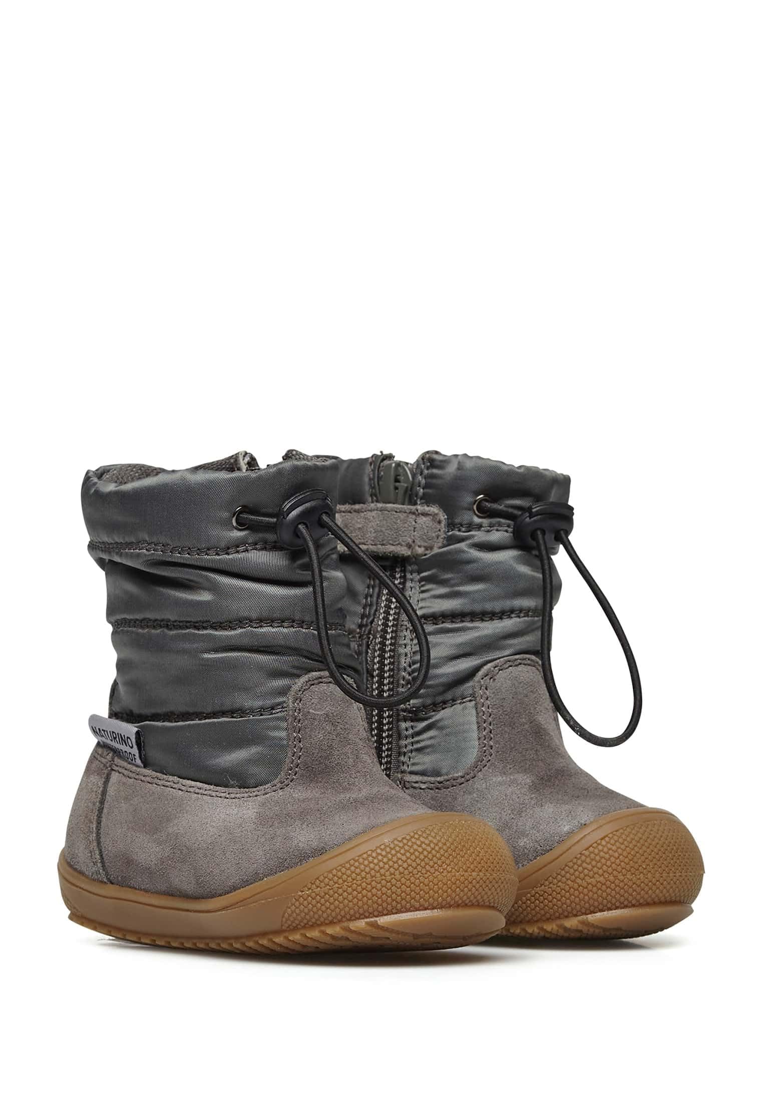 Naturino Unisex Baby Hochalpen Snow Boot, Dark Grey, uk 2/us 00