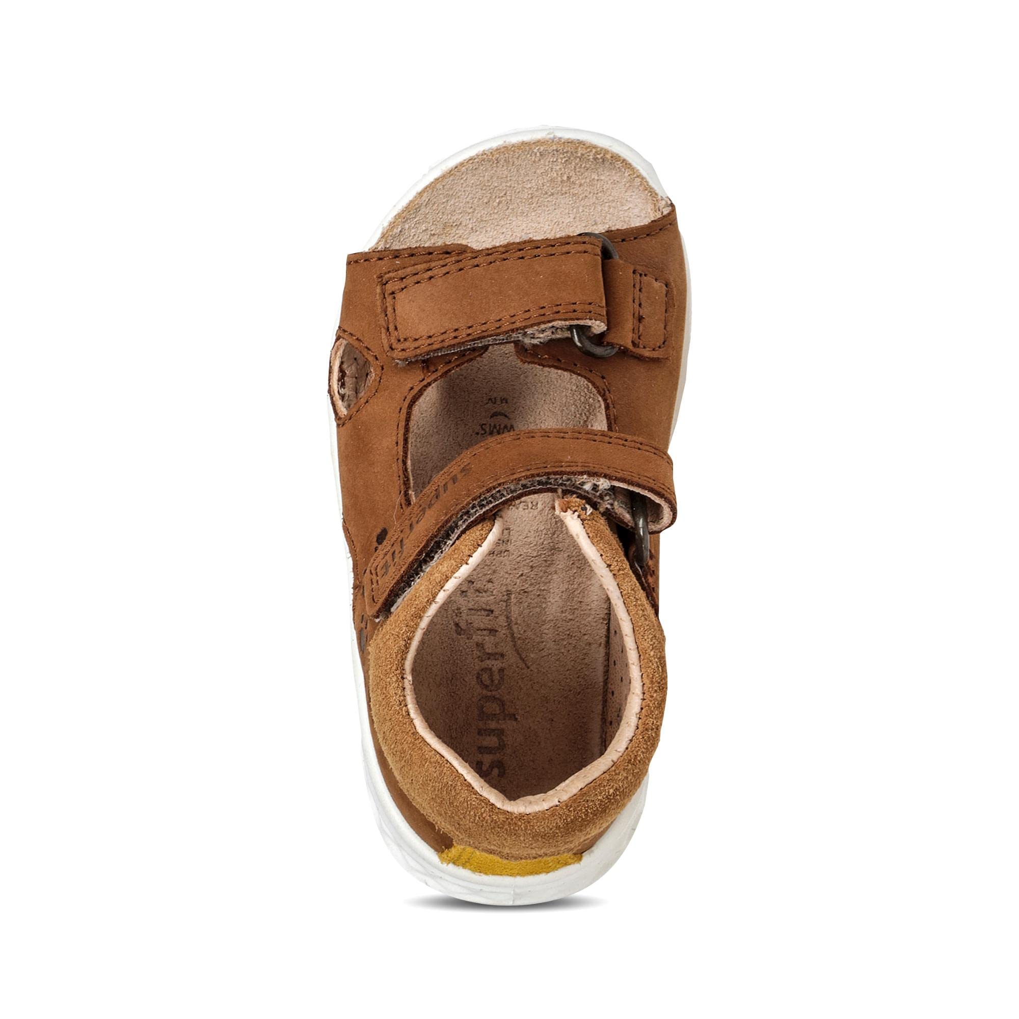 Superfit Boys Lagoon Sandal, Brown Yellow 3000, 21 EU