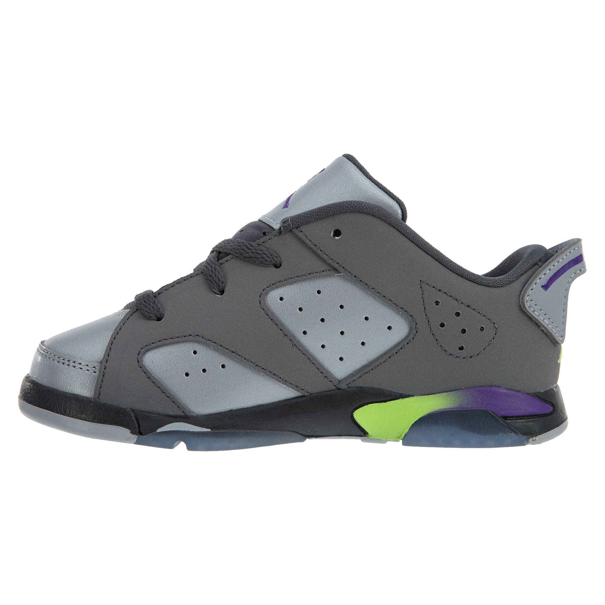 Toddlers Retro Low Basketball Shoes – Dark Grey Violet