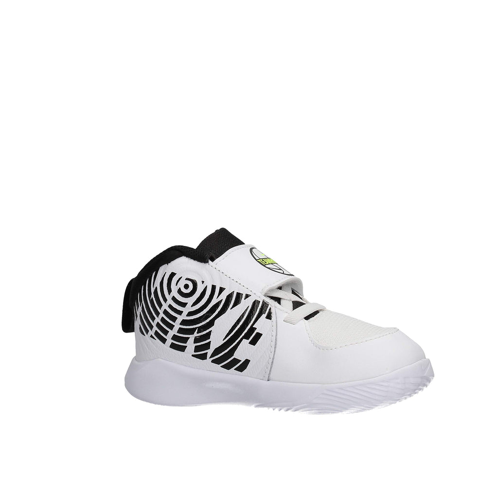 Leather Sneakers with Lightweight Cushioning & Hook-and-Loop Strap