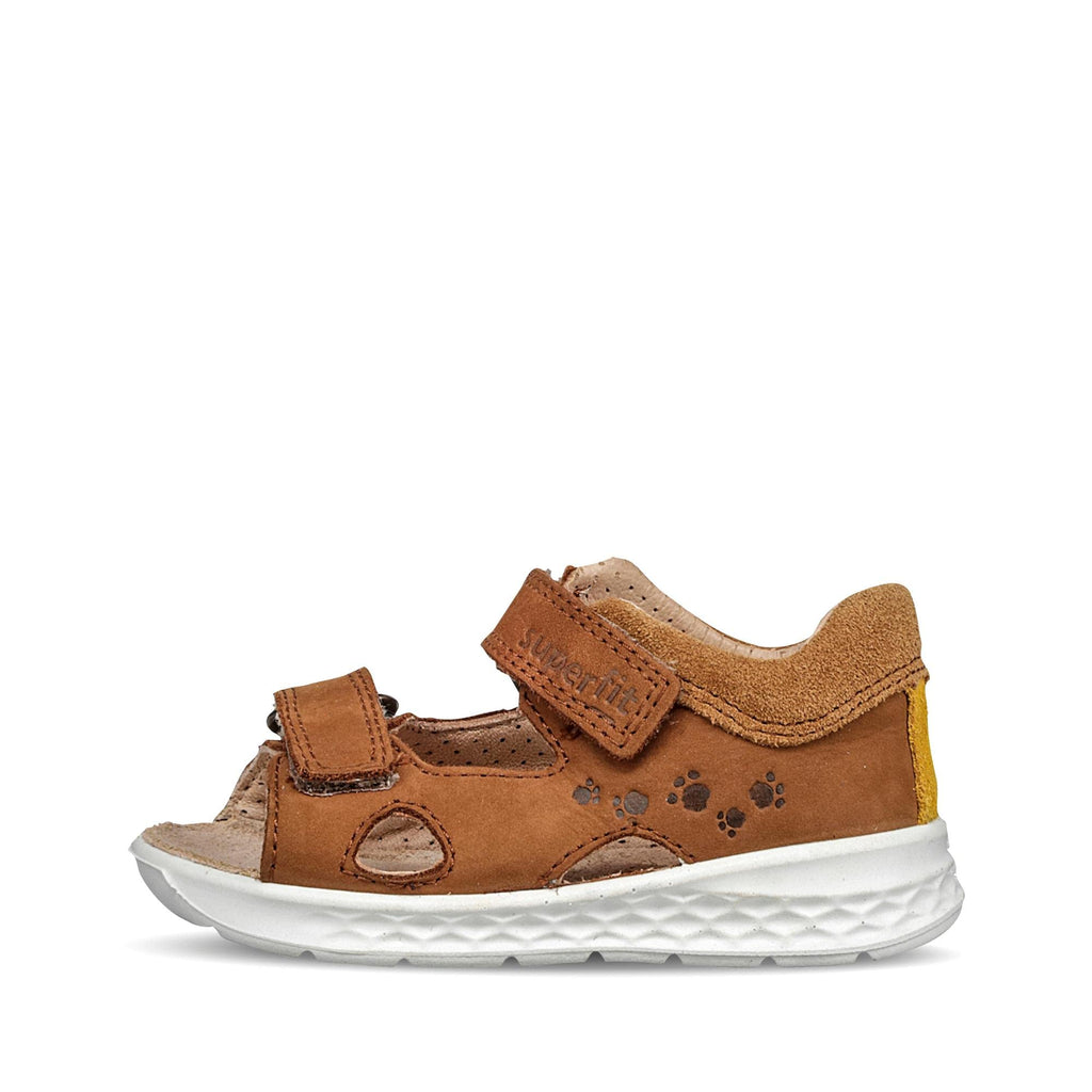Superfit Boys Lagoon Sandal, Brown Yellow 3000, 21 EU