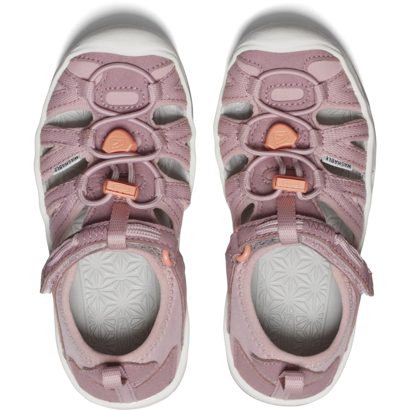 Kids' Closed-Toe Casual Sandals – Nostalgia Rose Papaya Punch
