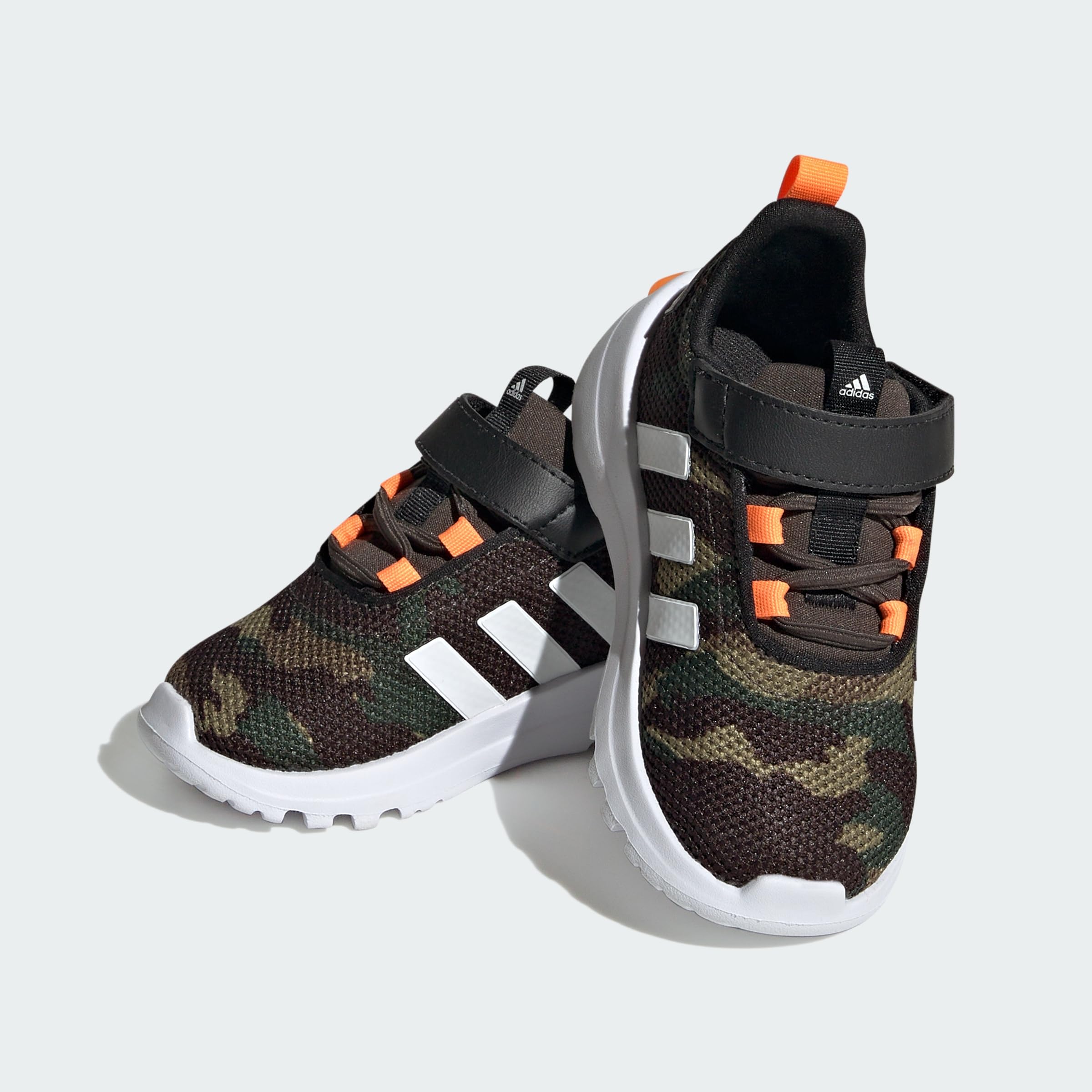 Kids' Racer Running Shoes – Shadow Olive Cloud White Orange