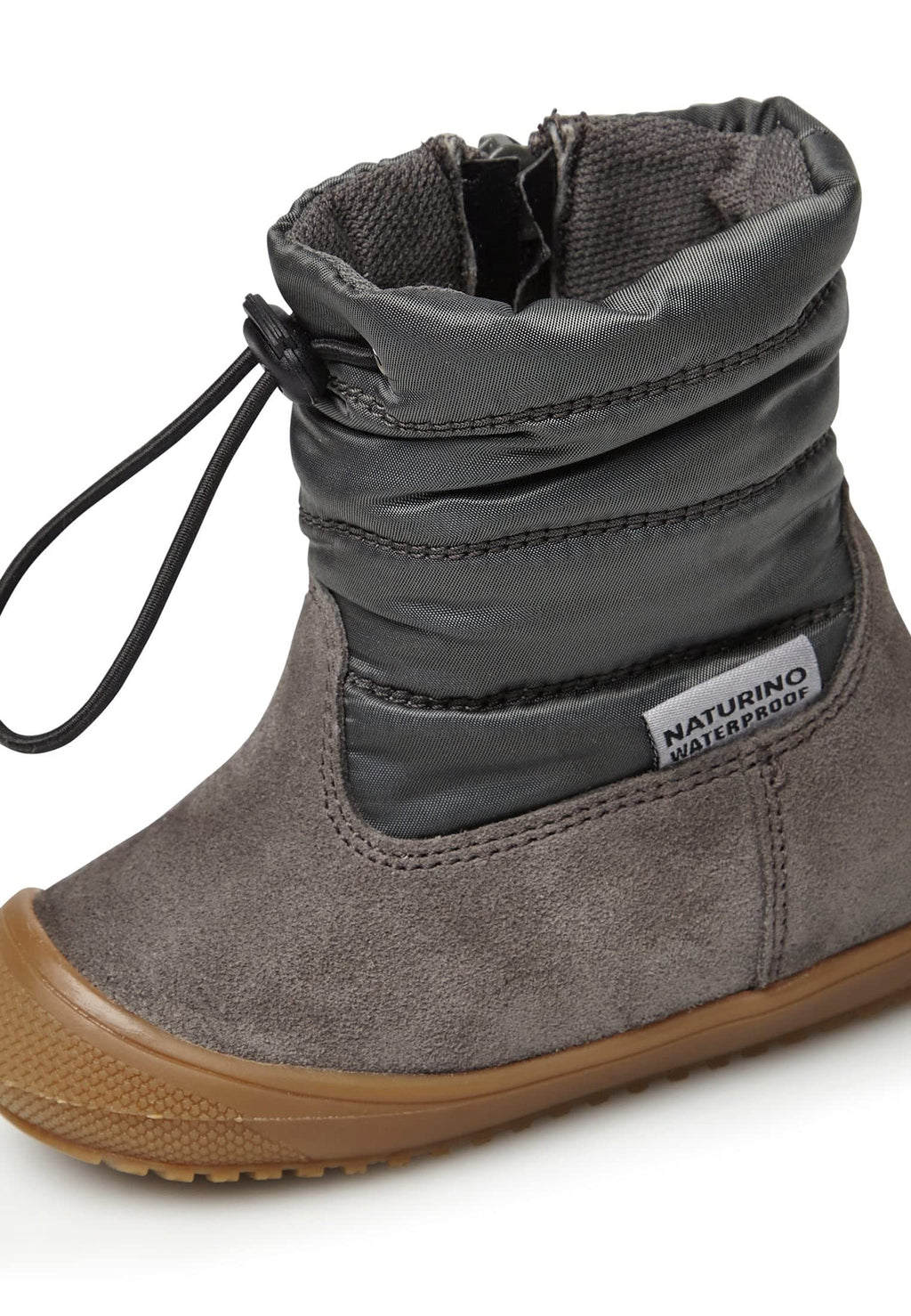 Naturino Unisex Baby Hochalpen Snow Boot, Dark Grey, uk 2/us 00