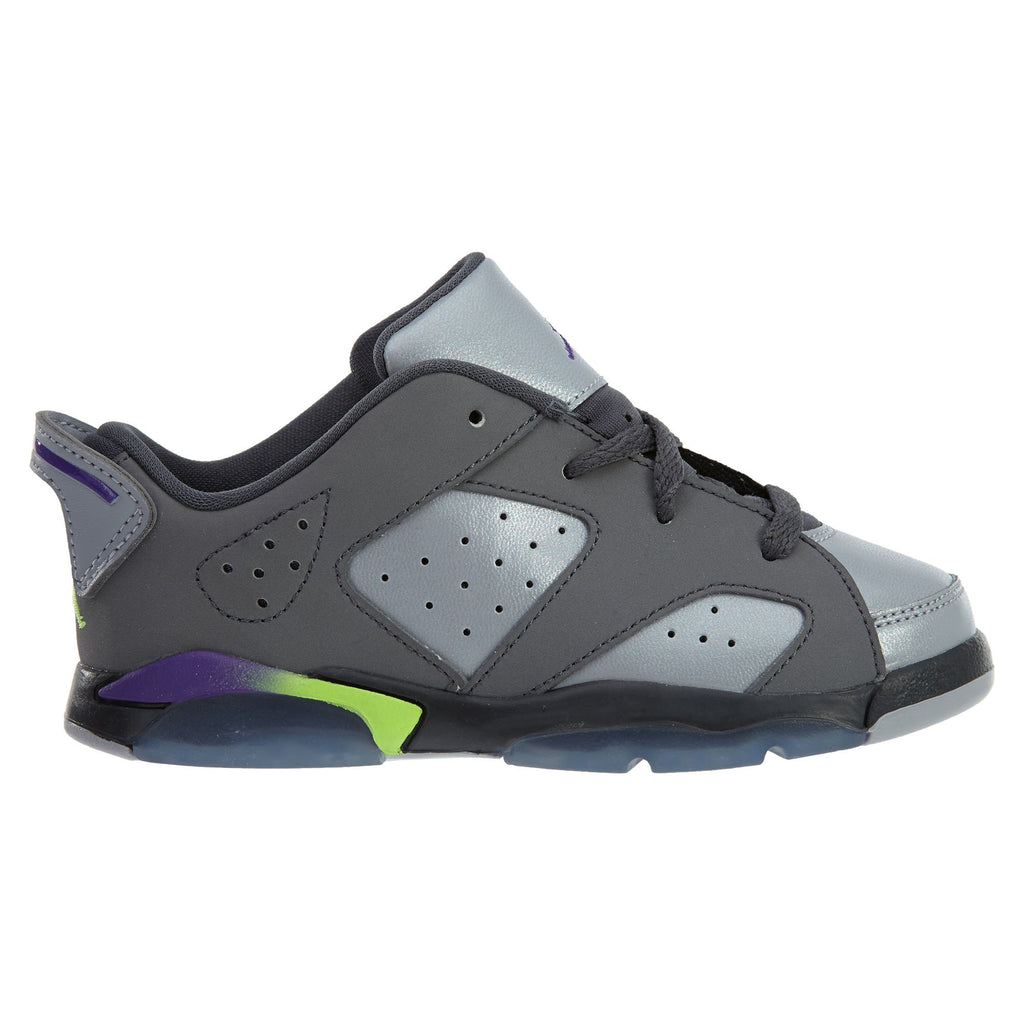 Toddlers Retro Low Basketball Shoes – Dark Grey Violet