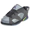 Toddlers Retro Low Basketball Shoes – Dark Grey Violet