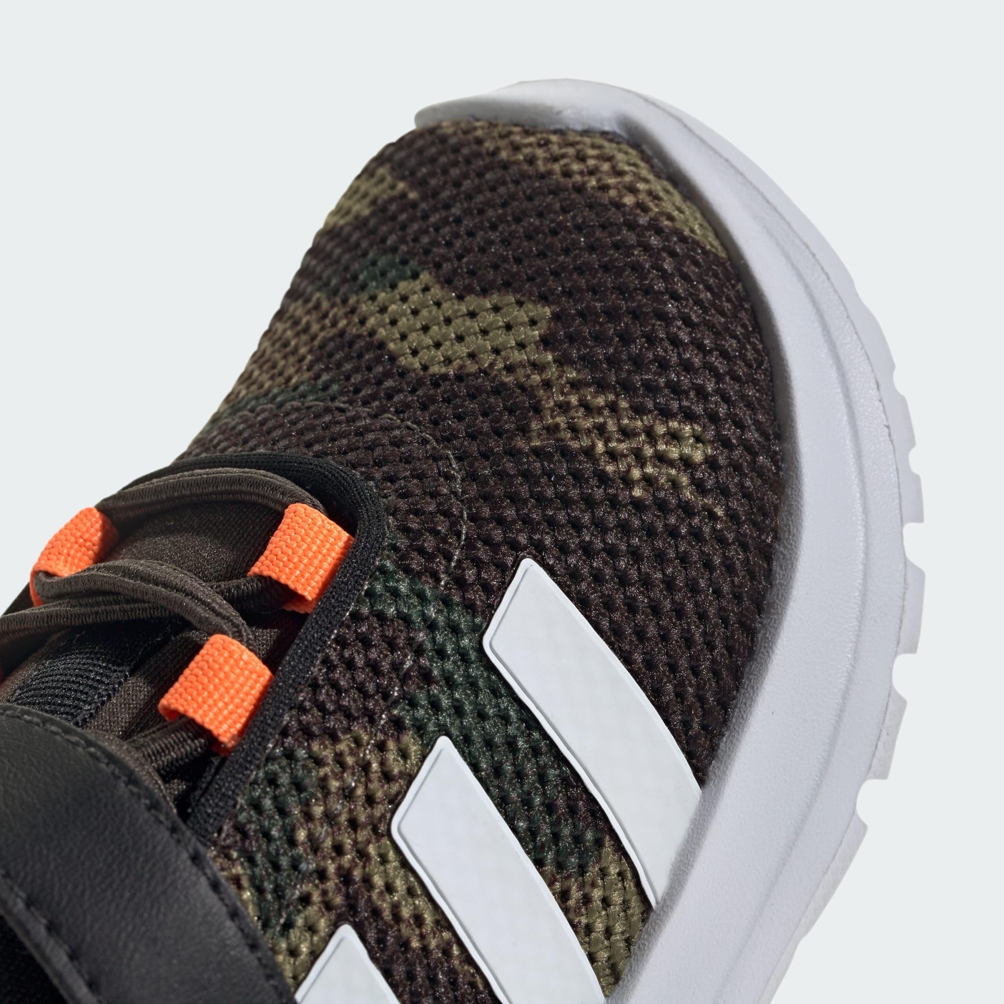 Kids' Racer Running Shoes – Shadow Olive Cloud White Orange