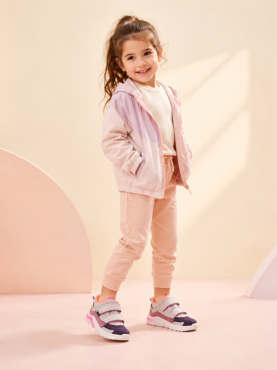 Superfit Girl's Sneaker, Multi Colour 9010, 1 UK Wide