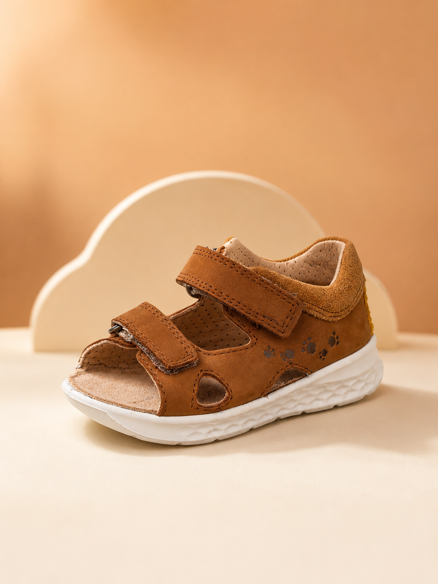 Superfit Boys Lagoon Sandal, Brown Yellow 3000, 21 EU